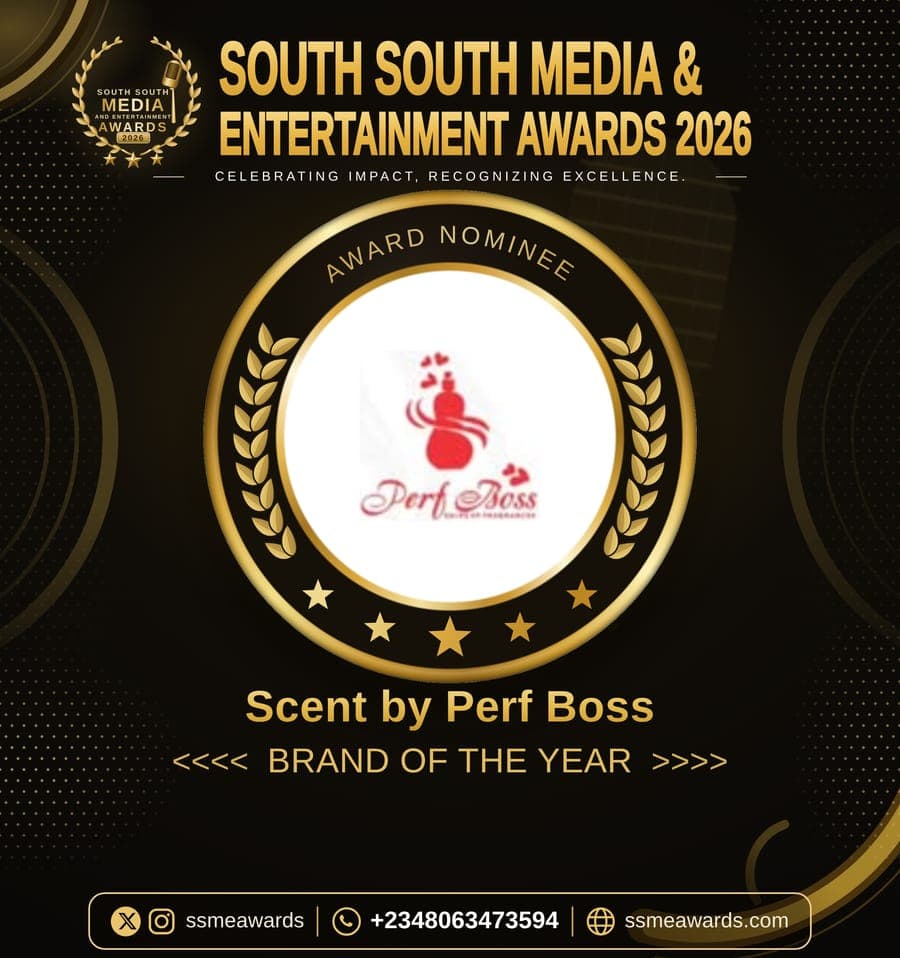 Official SSMEA 2026 nominee flier for Scent by Perf Boss