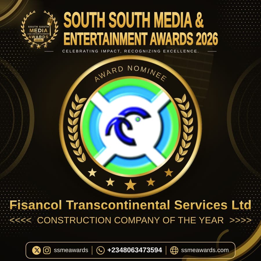 Official SSMEA 2026 nominee flier for Fisancol Transcontinental Services Ltd