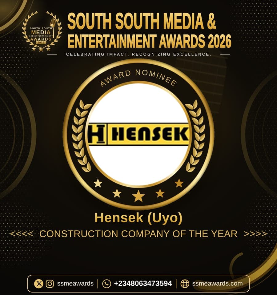 Official SSMEA 2026 nominee flier for Hensek (Uyo)