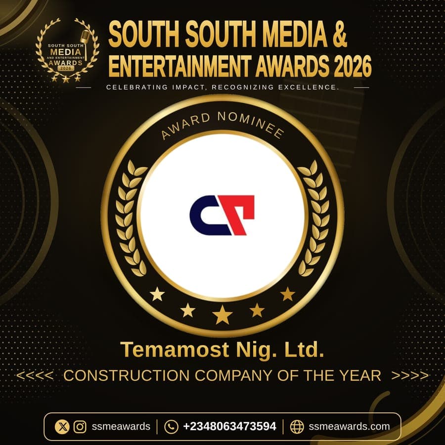 Official SSMEA 2026 nominee flier for Temamost Nig. Ltd.