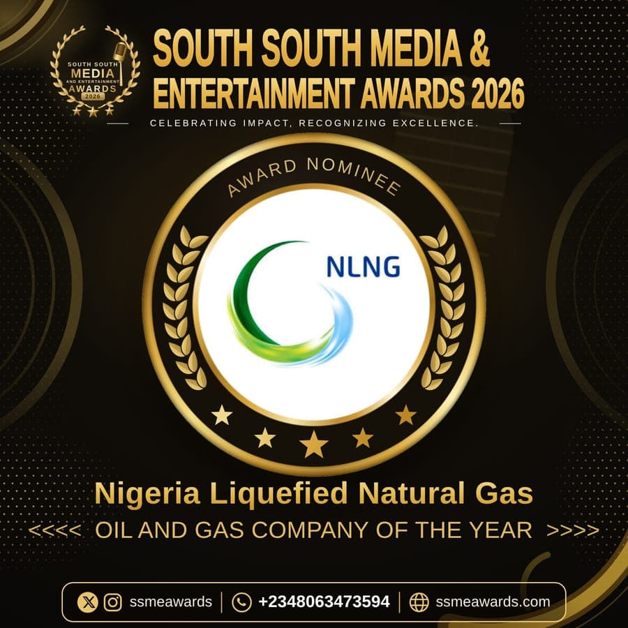 Official SSMEA 2026 nominee flier for Nigeria Liquefied Natural Gas