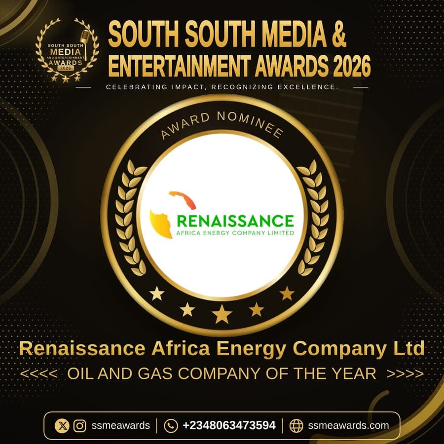 Official SSMEA 2026 nominee flier for Renaissance Africa Energy Company Ltd
