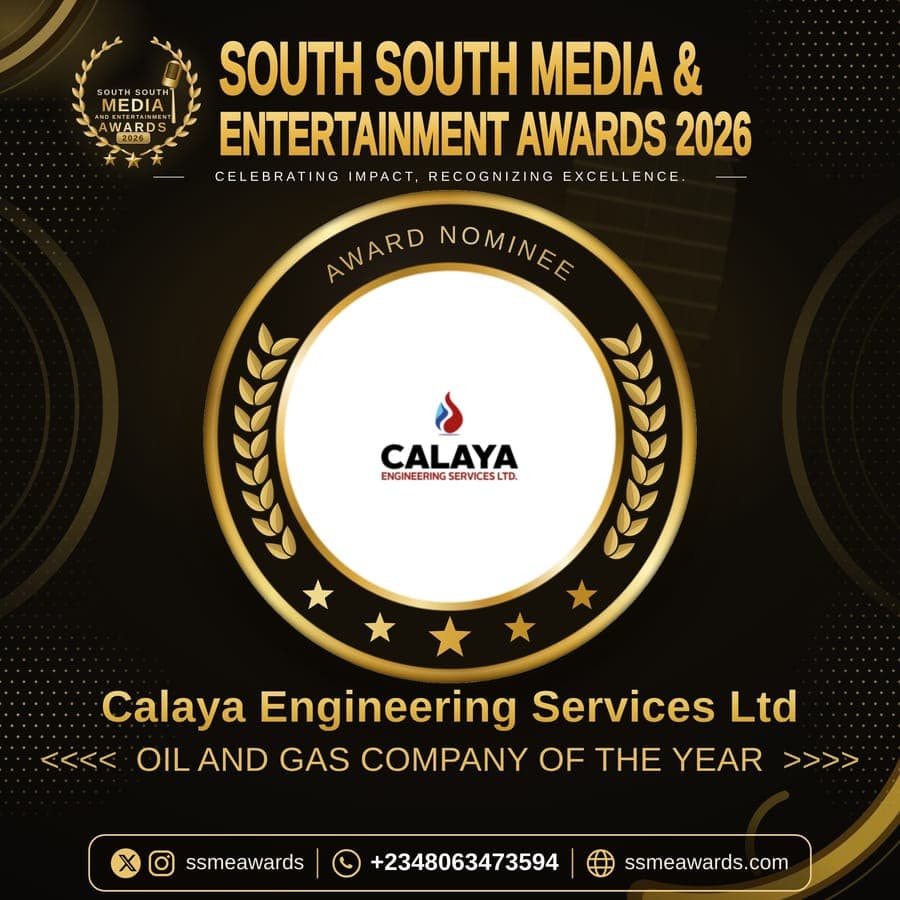 Official SSMEA 2026 nominee flier for Calaya Engineering Services Ltd