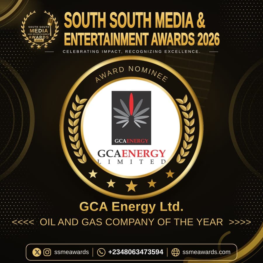 Official SSMEA 2026 nominee flier for GCA Energy Ltd.