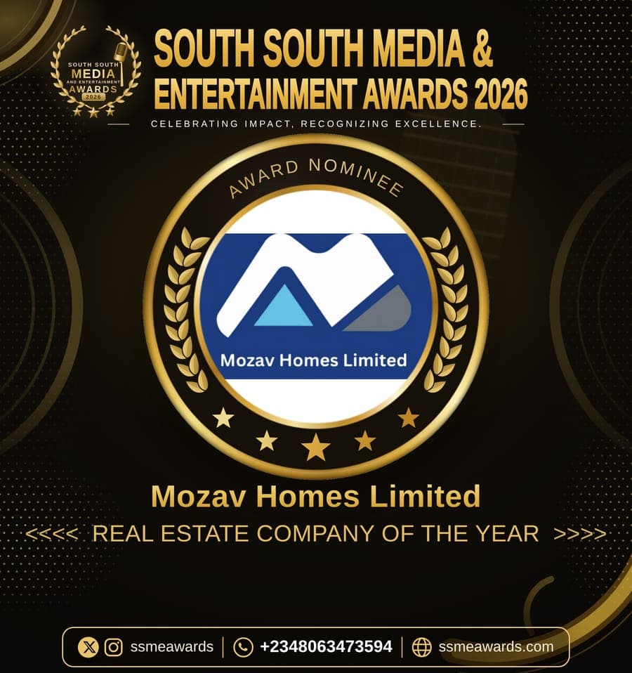 Official SSMEA 2026 nominee flier for Mozav Homes Limited
