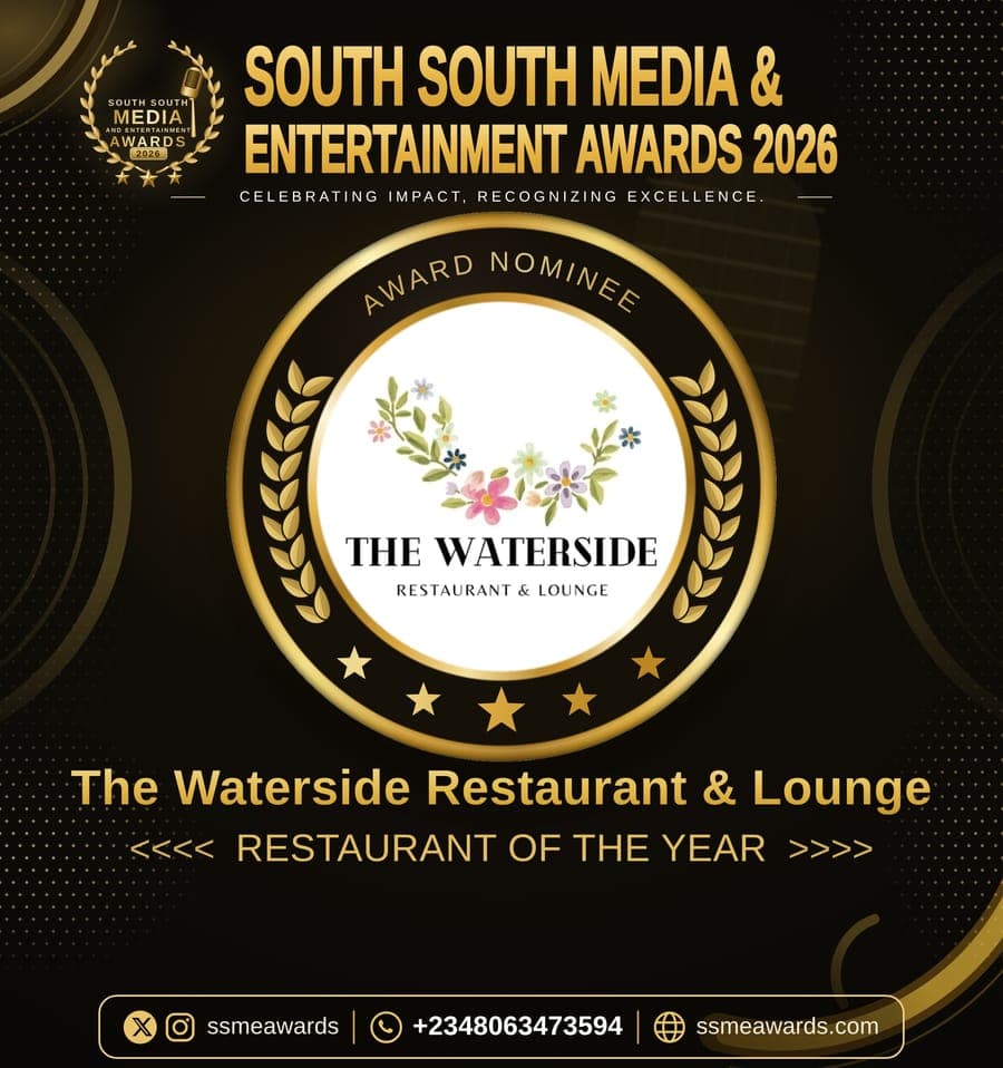 Official SSMEA 2026 nominee flier for The Waterside Restaurant & Lounge