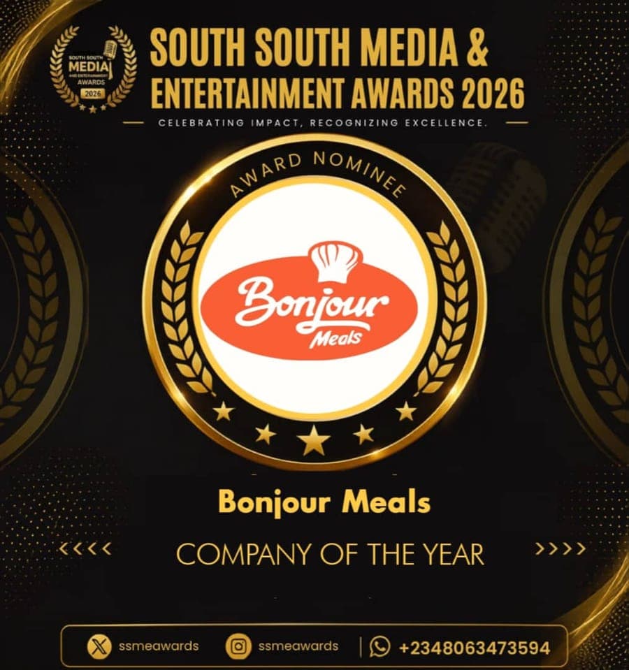 Official SSMEA 2026 nominee flier for Bonjour Meals