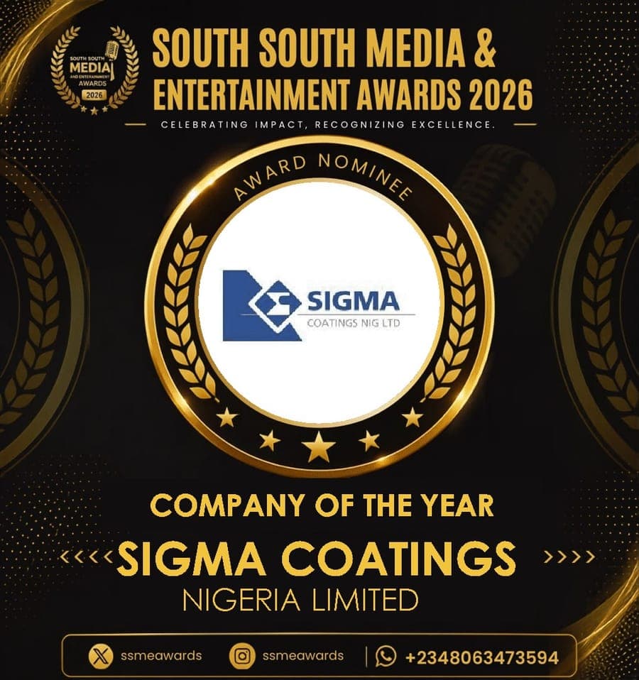 Official SSMEA 2026 nominee flier for Sigma Coatings Nigeria Limited