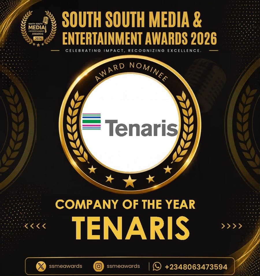 Official SSMEA 2026 nominee flier for Tenaris