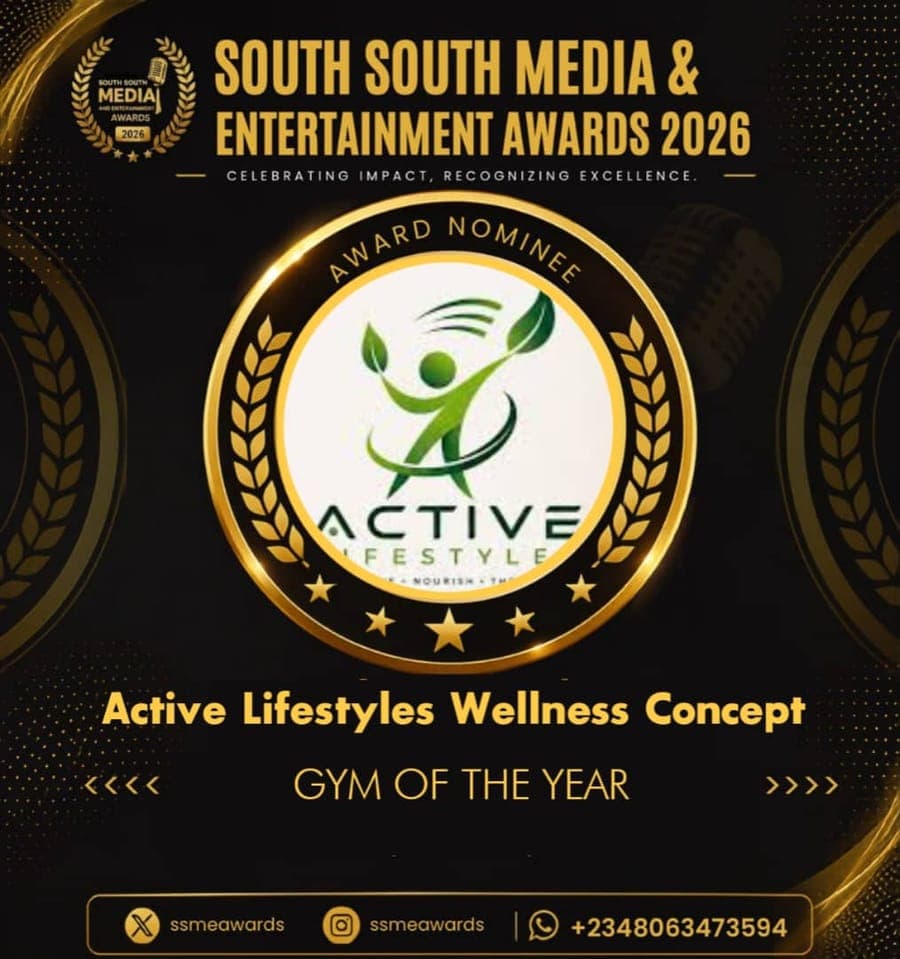 Official SSMEA 2026 nominee flier for Active Lifestyles Wellness Concept