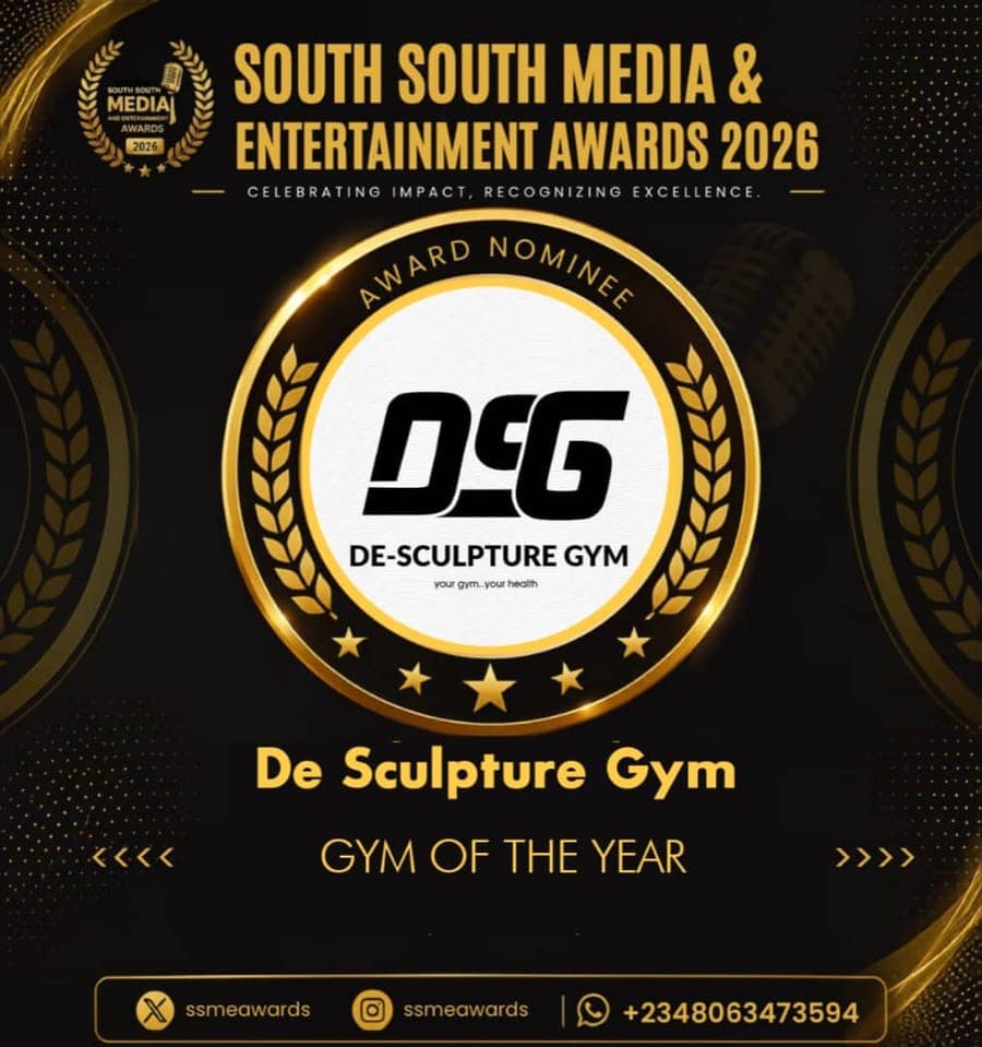 Official SSMEA 2026 nominee flier for De Sculpture Gym