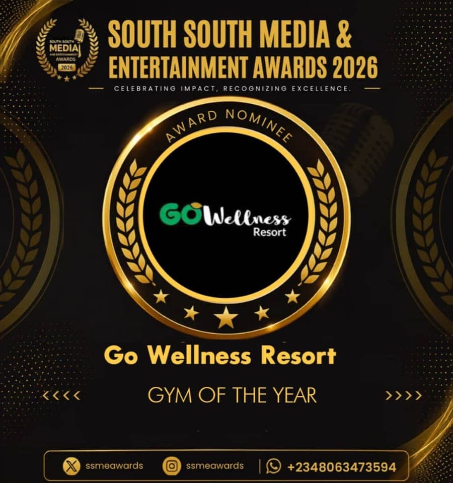 Official SSMEA 2026 nominee flier for Go Wellness Resort
