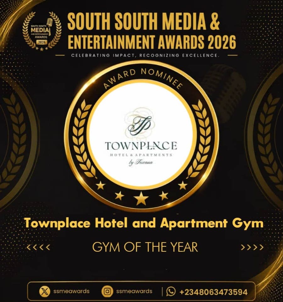 Official SSMEA 2026 nominee flier for Townplace Hotel and Apartment Gym
