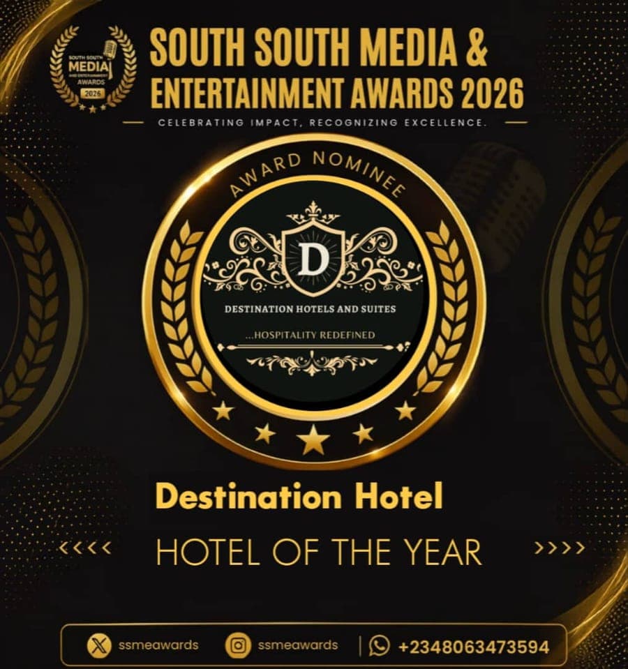 Official SSMEA 2026 nominee flier for Destination Hotel
