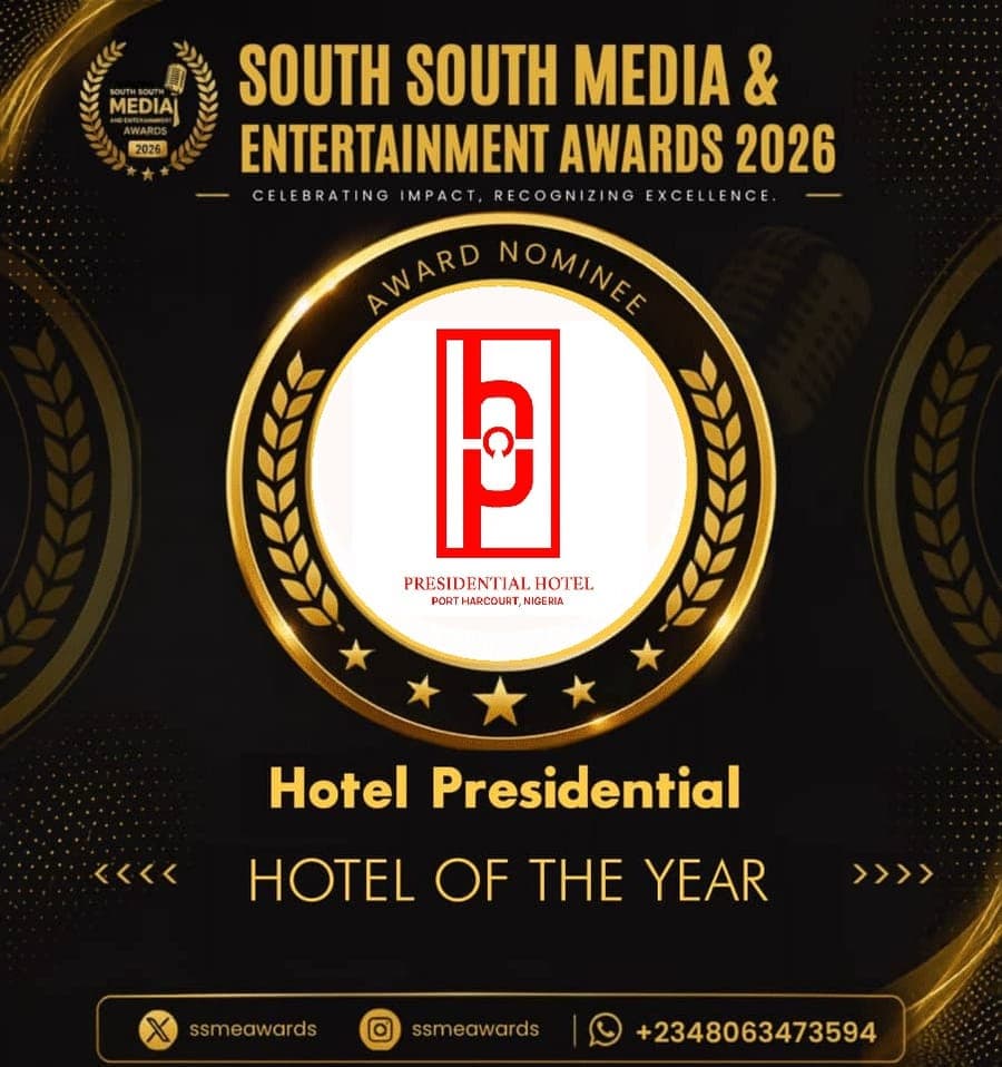 Official SSMEA 2026 nominee flier for Hotel Presidential