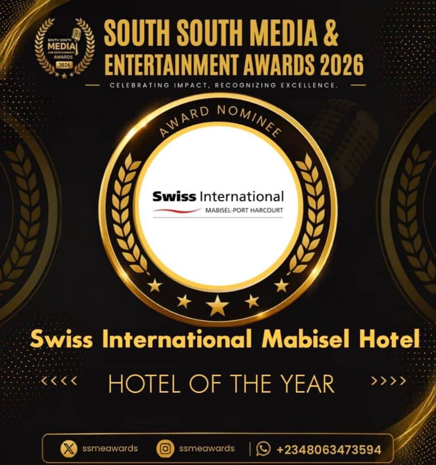 Official SSMEA 2026 nominee flier for Swiss International Mabisel Hotel