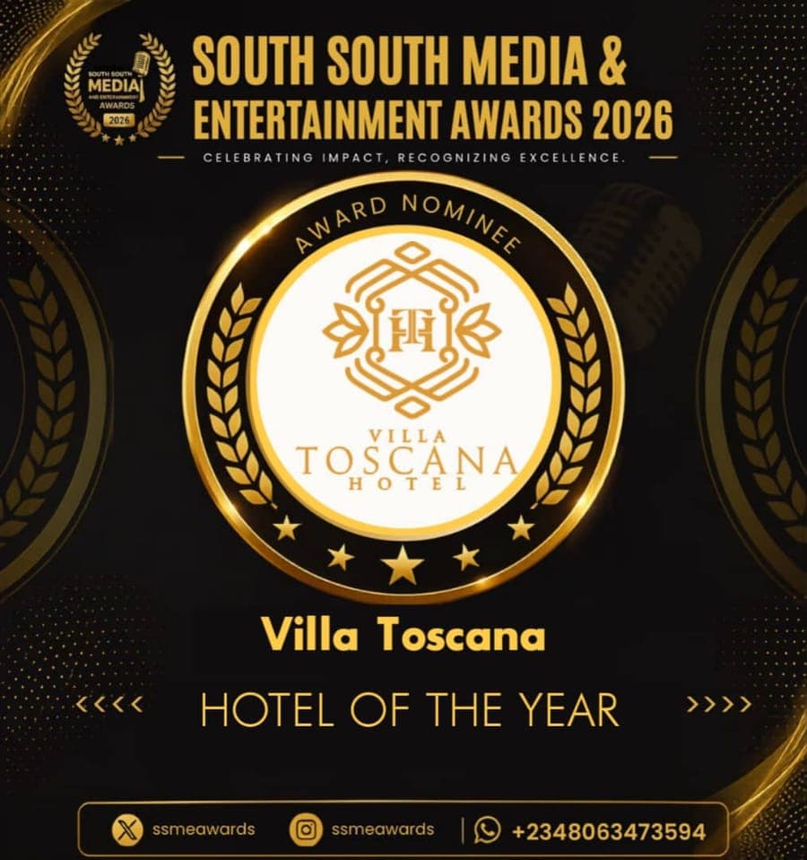 Official SSMEA 2026 nominee flier for Villa Toscana