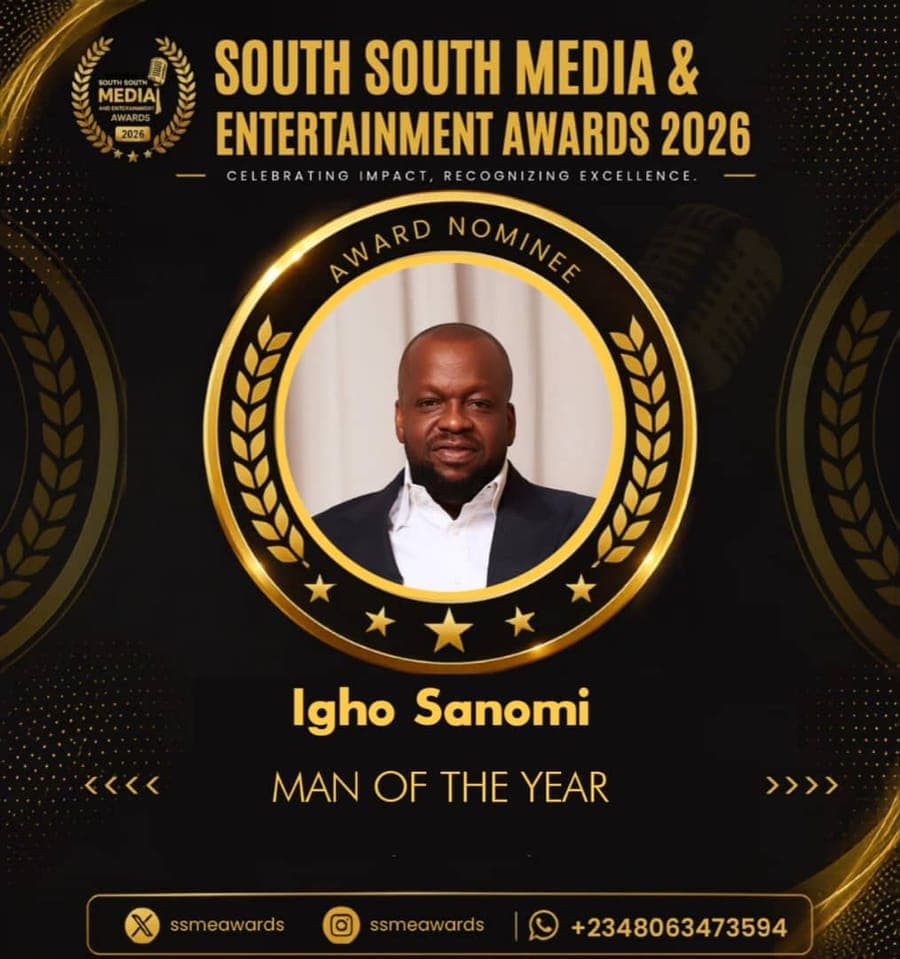 Official SSMEA 2026 nominee flier for Igho Sanomi