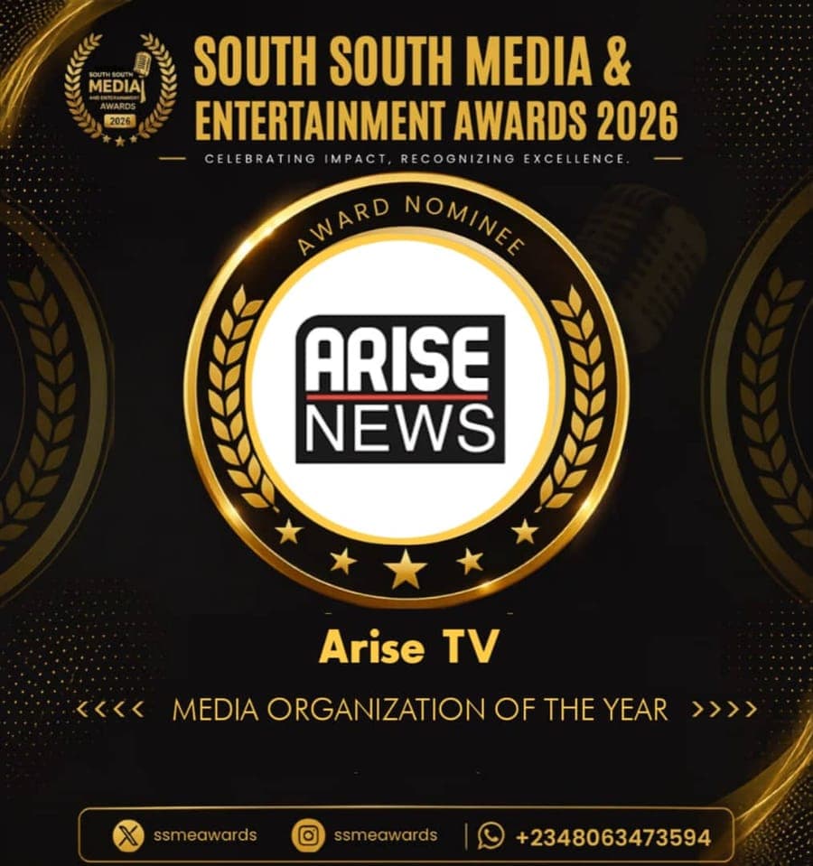 Official SSMEA 2026 nominee flier for Arise TV