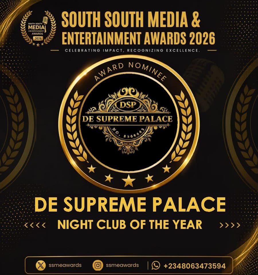 Official SSMEA 2026 nominee flier for De Supreme Palace