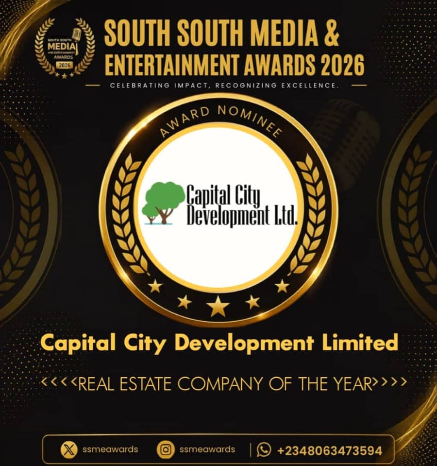 Official SSMEA 2026 nominee flier for Capital City Development Limited