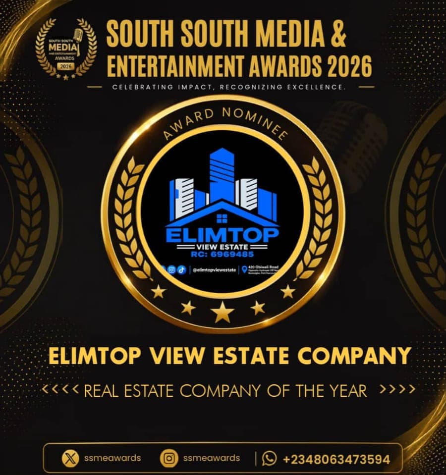 Official SSMEA 2026 nominee flier for Elimtop View Estate Company