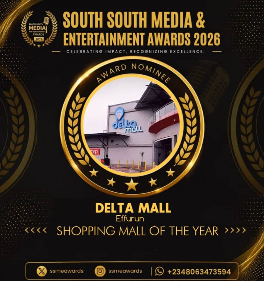 Official SSMEA 2026 nominee flier for Delta Mall, Effurun