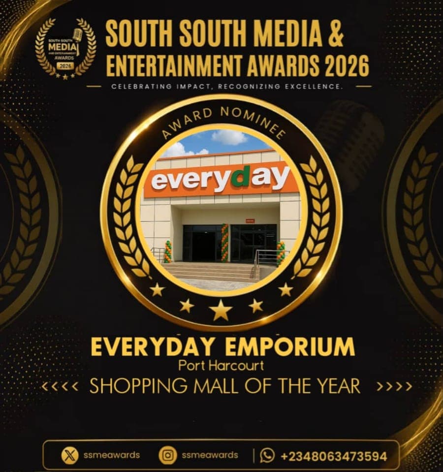 Official SSMEA 2026 nominee flier for Everyday Emporium, Port Harcourt