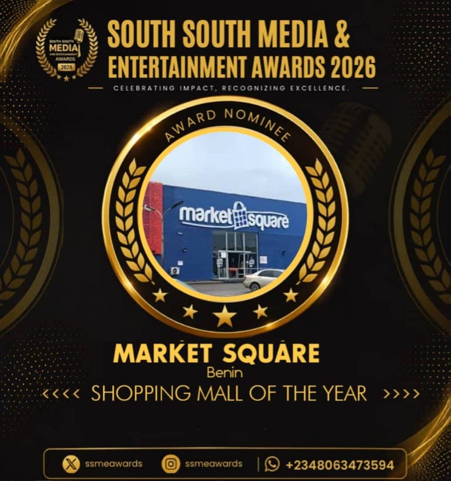 Official SSMEA 2026 nominee flier for Market Square, Benin