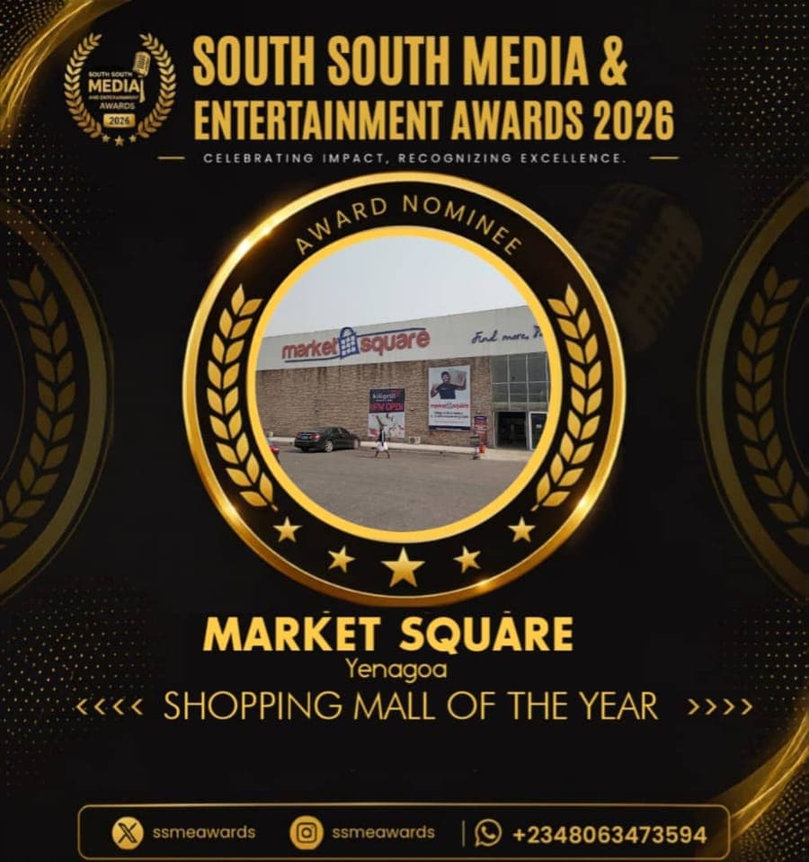 Official SSMEA 2026 nominee flier for Market Square, Yenagoa