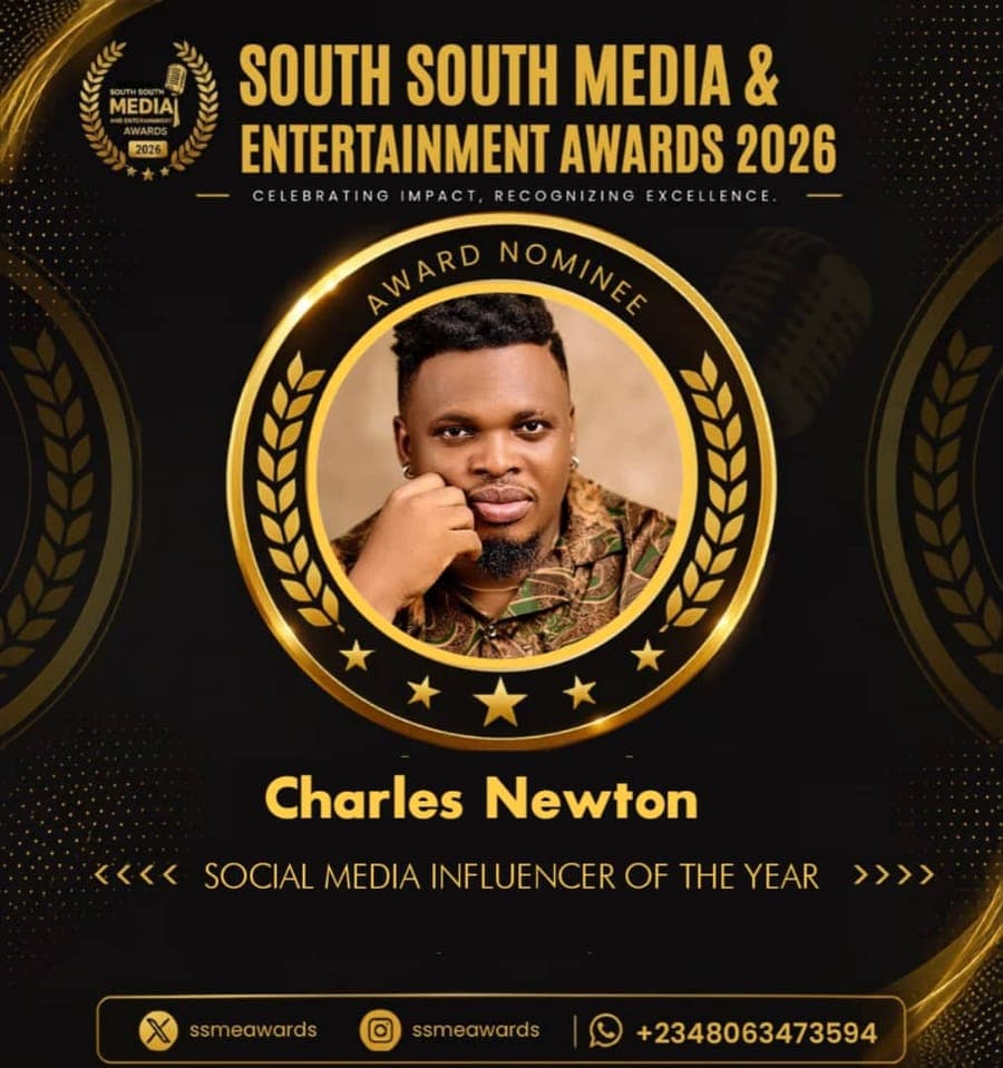 Official SSMEA 2026 nominee flier for Charles Newton