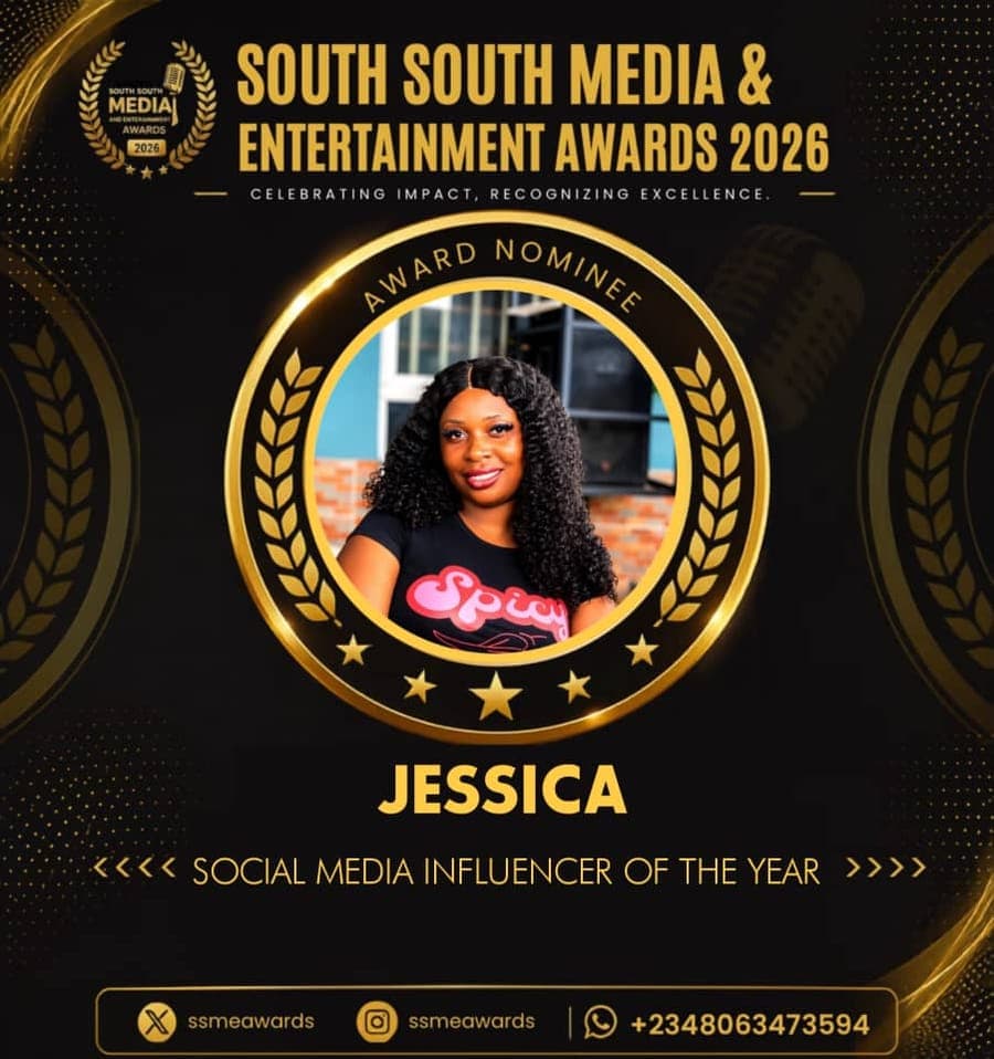 Official SSMEA 2026 nominee flier for Jessica