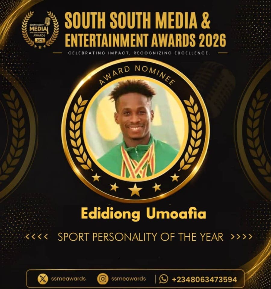 Official SSMEA 2026 nominee flier for Edidiong Umoafia