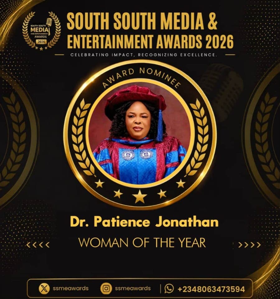 Official SSMEA 2026 nominee flier for Dr. Patience Jonathan